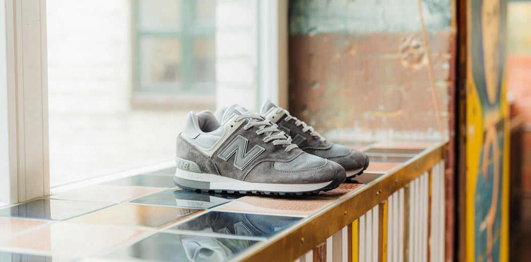 New Balance Classic style meets quality craftsmanship. Made in England for ultimate comfort and style.