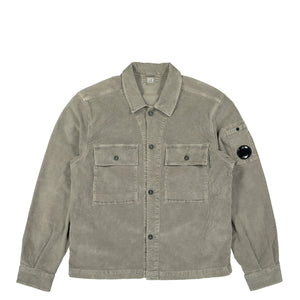 Corduroy Buttoned Utility Overshirt