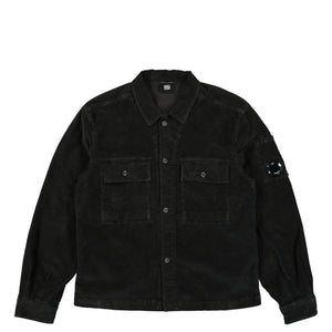 Corduroy Buttoned Utility Overshirt