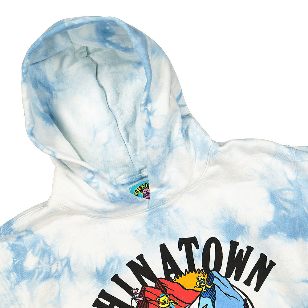 Chinatown Market x Grateful Dead Mountain on sale Hoodie Blue Tie Dye Size Medium