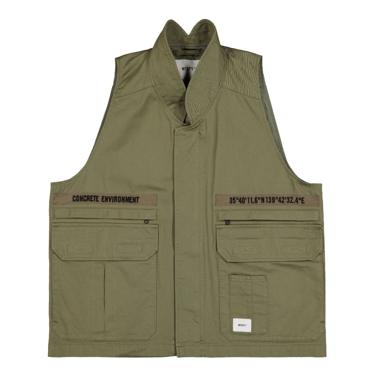 現貨 WTAPS REP / VEST / COTTON. TWILL 21SS