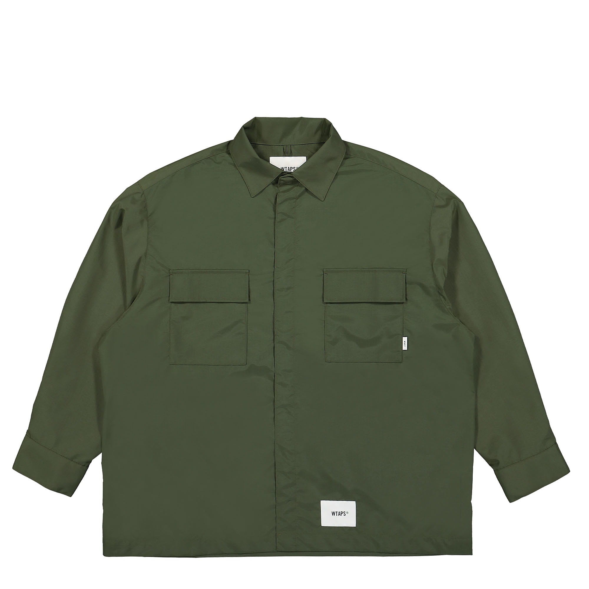 WTAPS Wcpo 02 / LS / Nylon. Ripstop 232BRDT-SHM02 / Olive Drab | OVERKILL