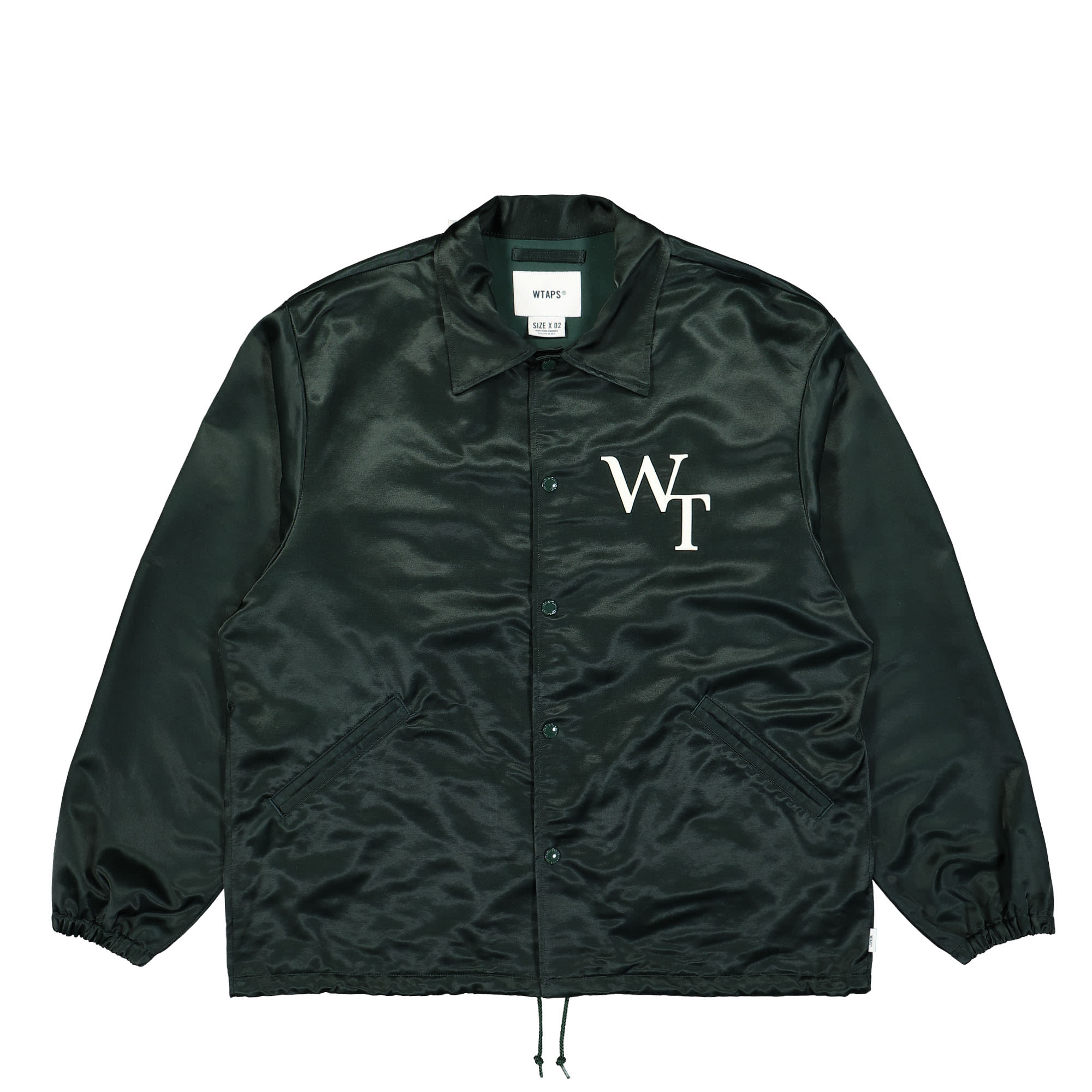 WTAPS Chief / Jacket / CTRY. Satin. League 241TQDT-JKM02 / Green | OVERKILL