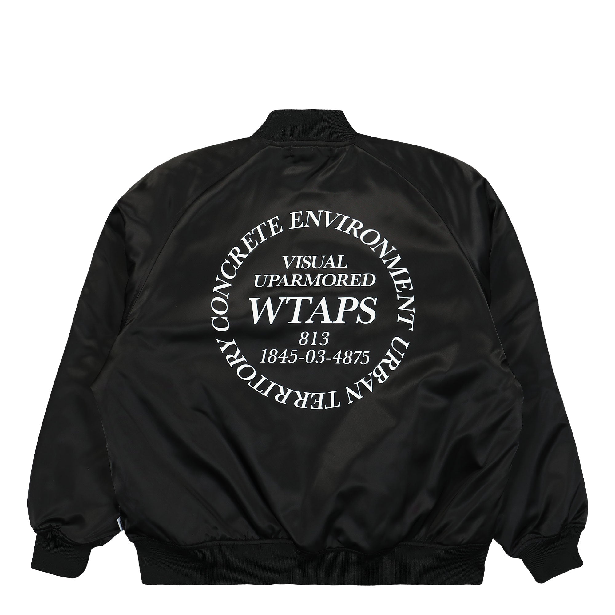 WTAPS Team / Jacket / Nylon. Twill 242TQDT-JKM05 / Black | OVERKILL