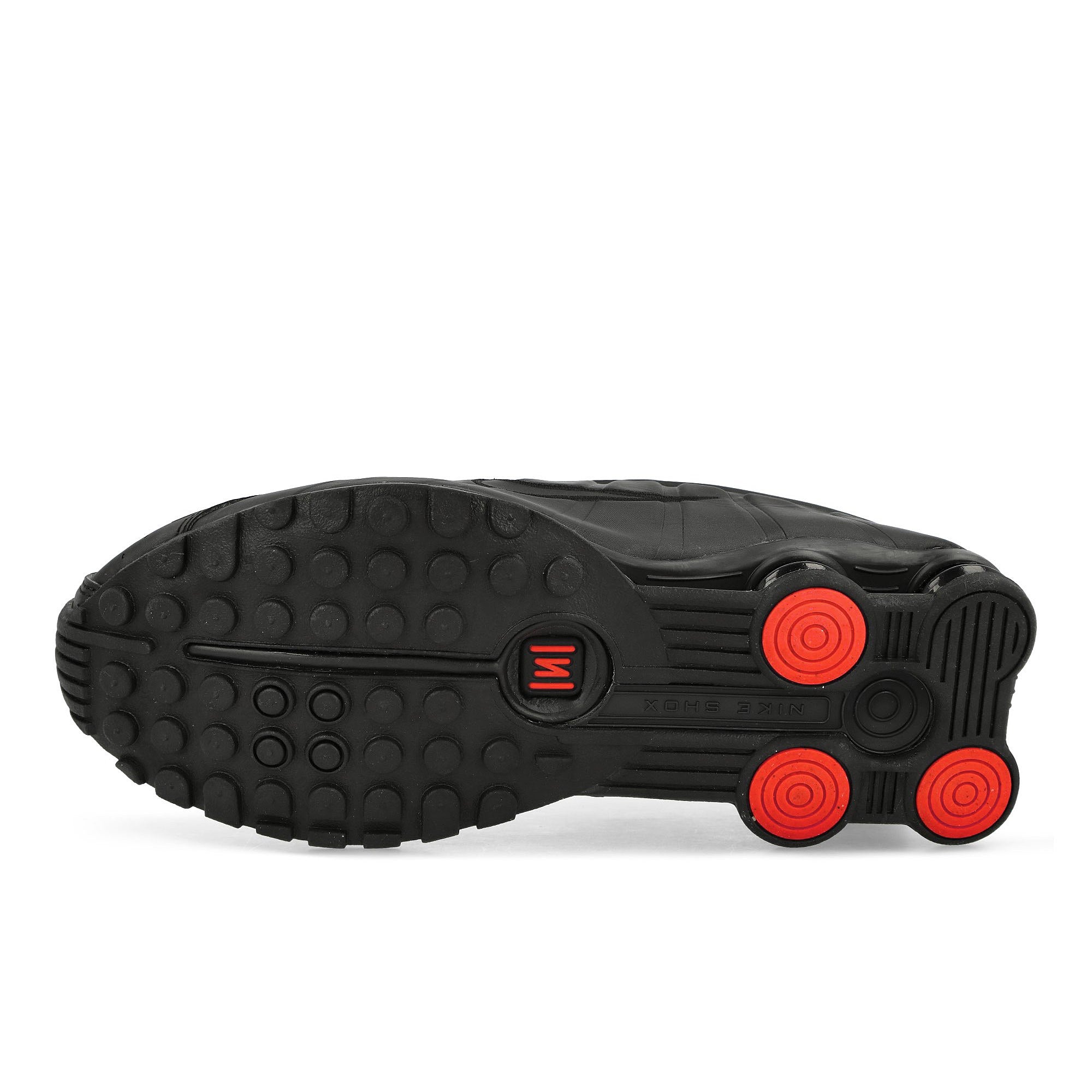 Amazon.com | Nike Womens Shox R4 Black/Black Max - Orange Ar3565 004 - Size  5W | Road Running