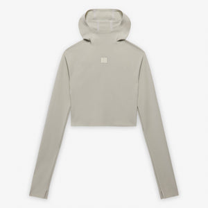 W Base Layer Crop Hoodie