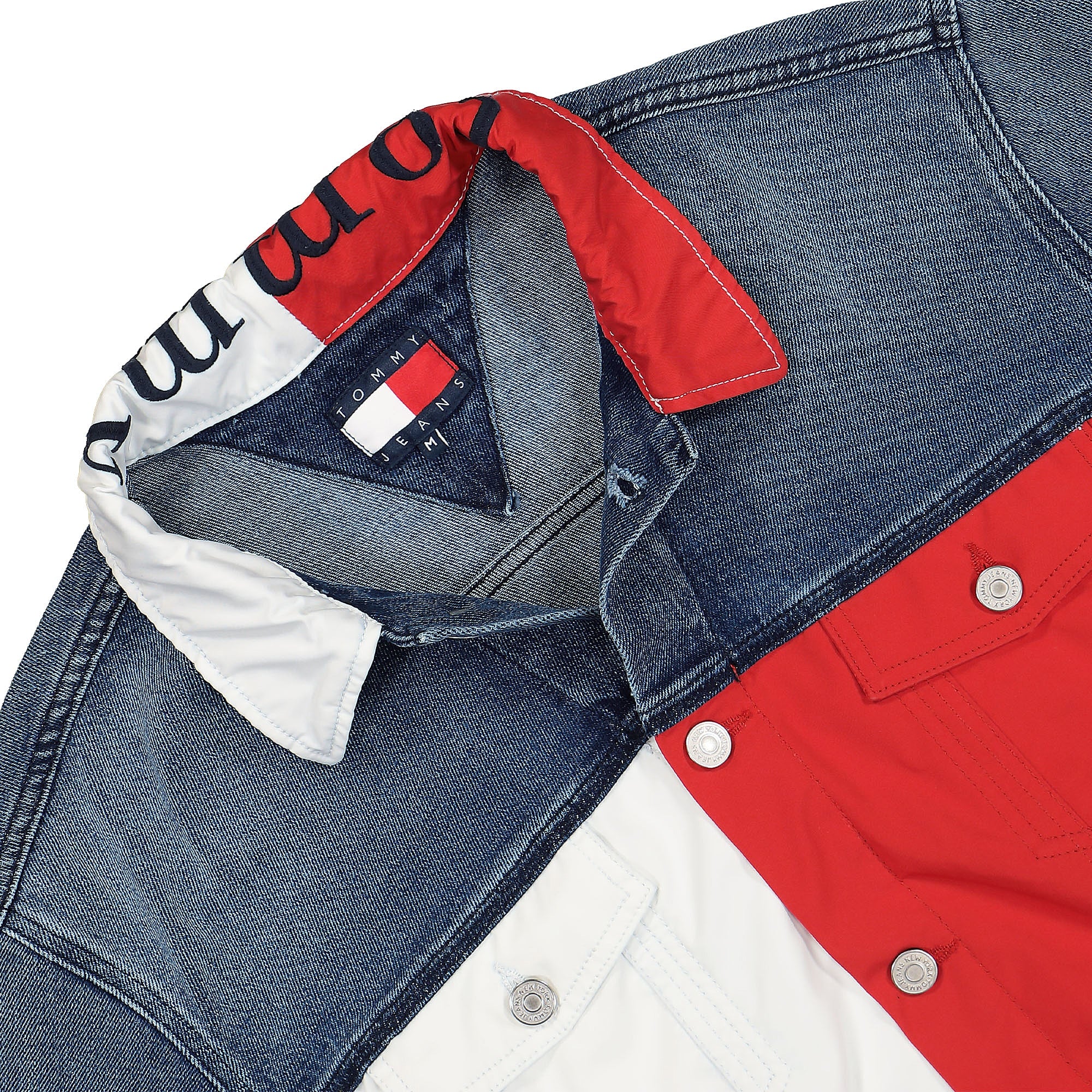 Tommy Jeans TJCU Crop Flag Trucker Jacket DM0DM152831A5 OVERKILL